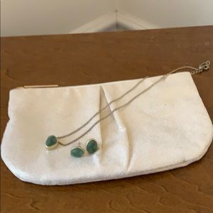 Necklace and earrings